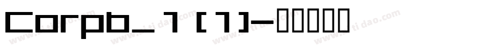 Corpb_1 (1)字体转换